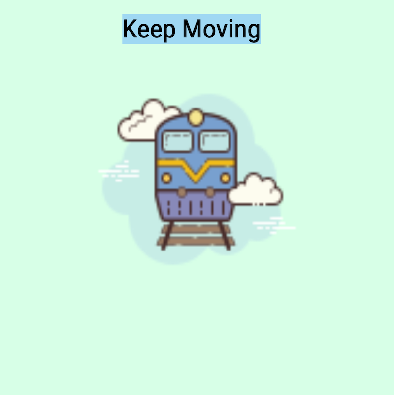 Keep Moving app